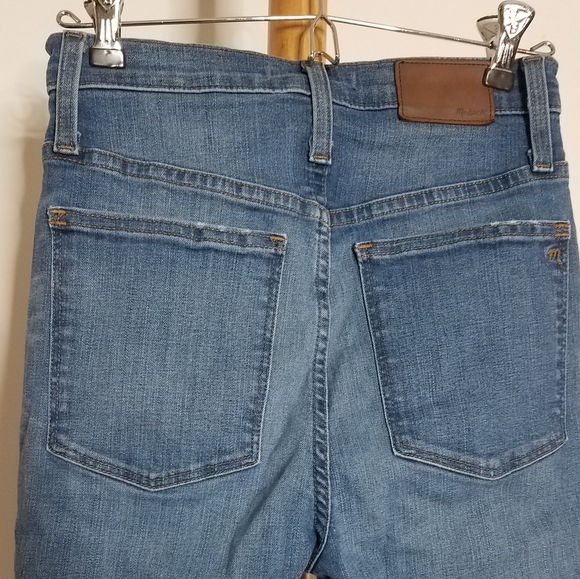 Madewell 11" High-Rise Skinny Jeans in Maricopa Wash Size 25 - Picture 6 of 7